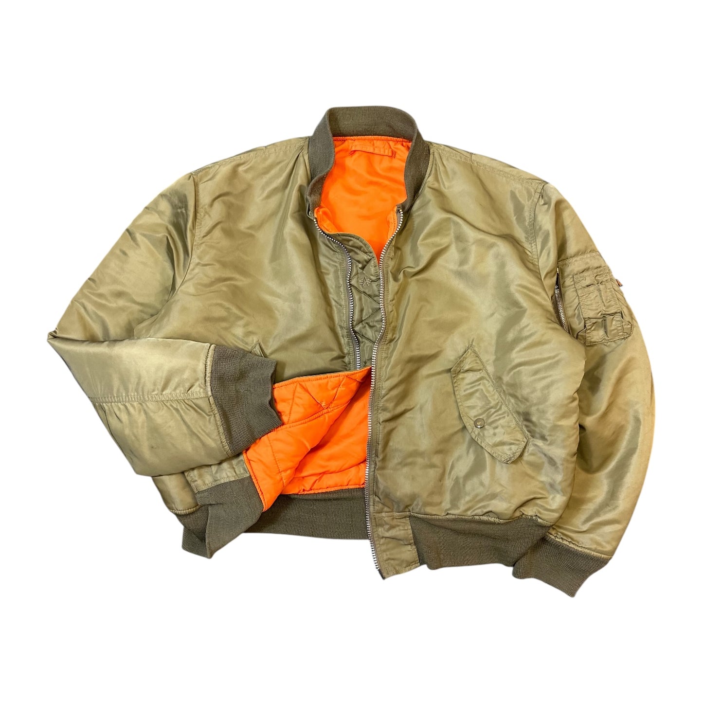 Alpha Industries MA-1 Khaki Green Flight Jacket