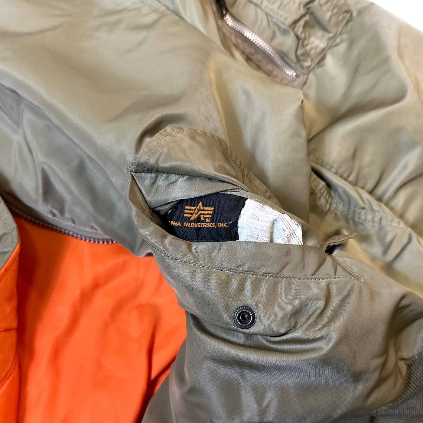 Alpha Industries MA-1 Khaki Green Flight Jacket