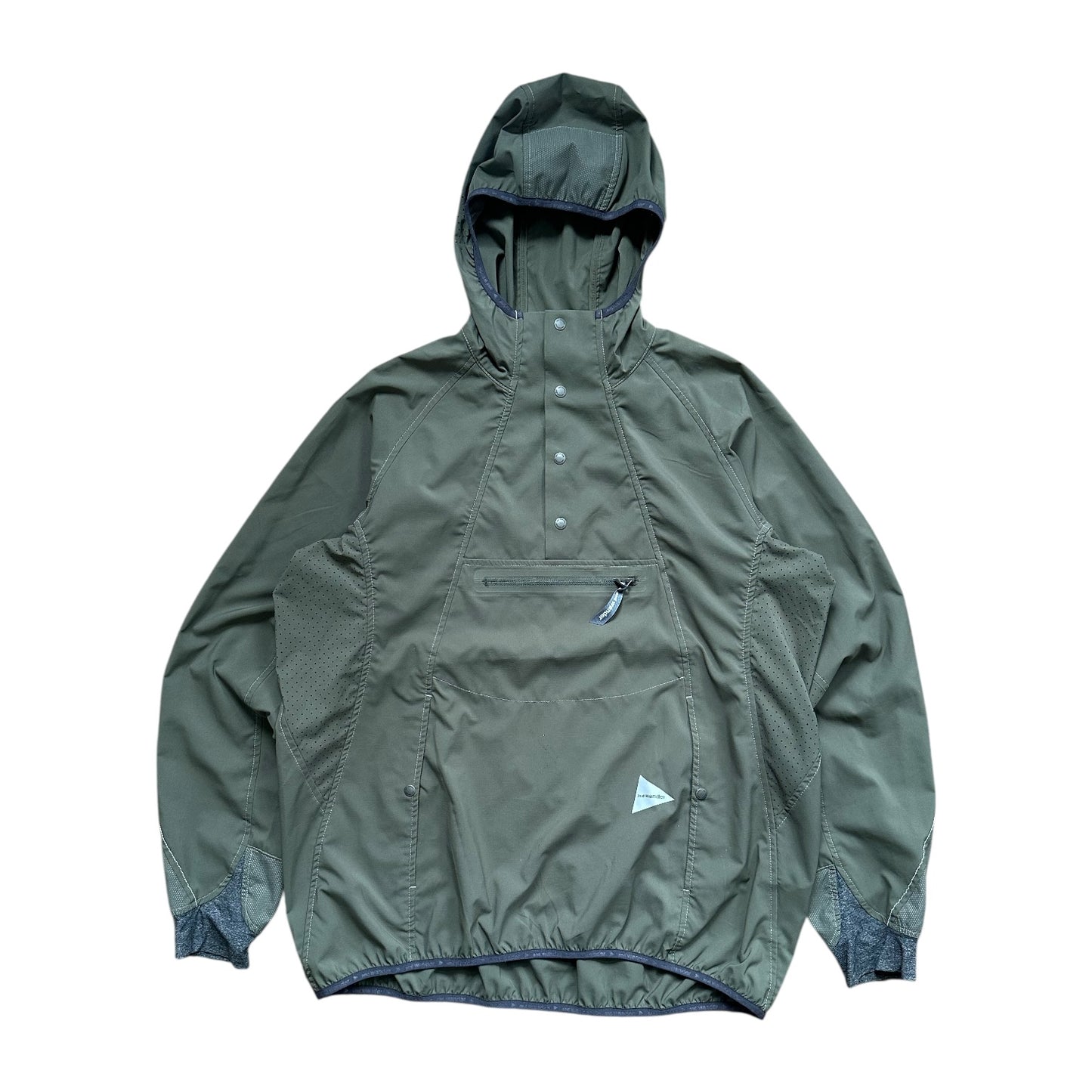 And Wander Pullover Khaki Jacket