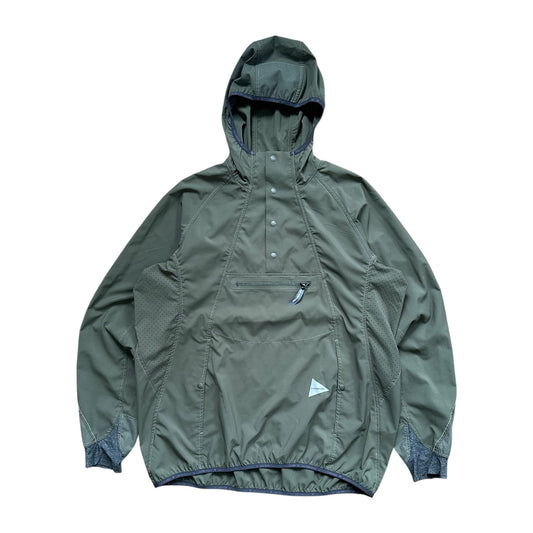 And Wander Pullover Khaki Jacket
