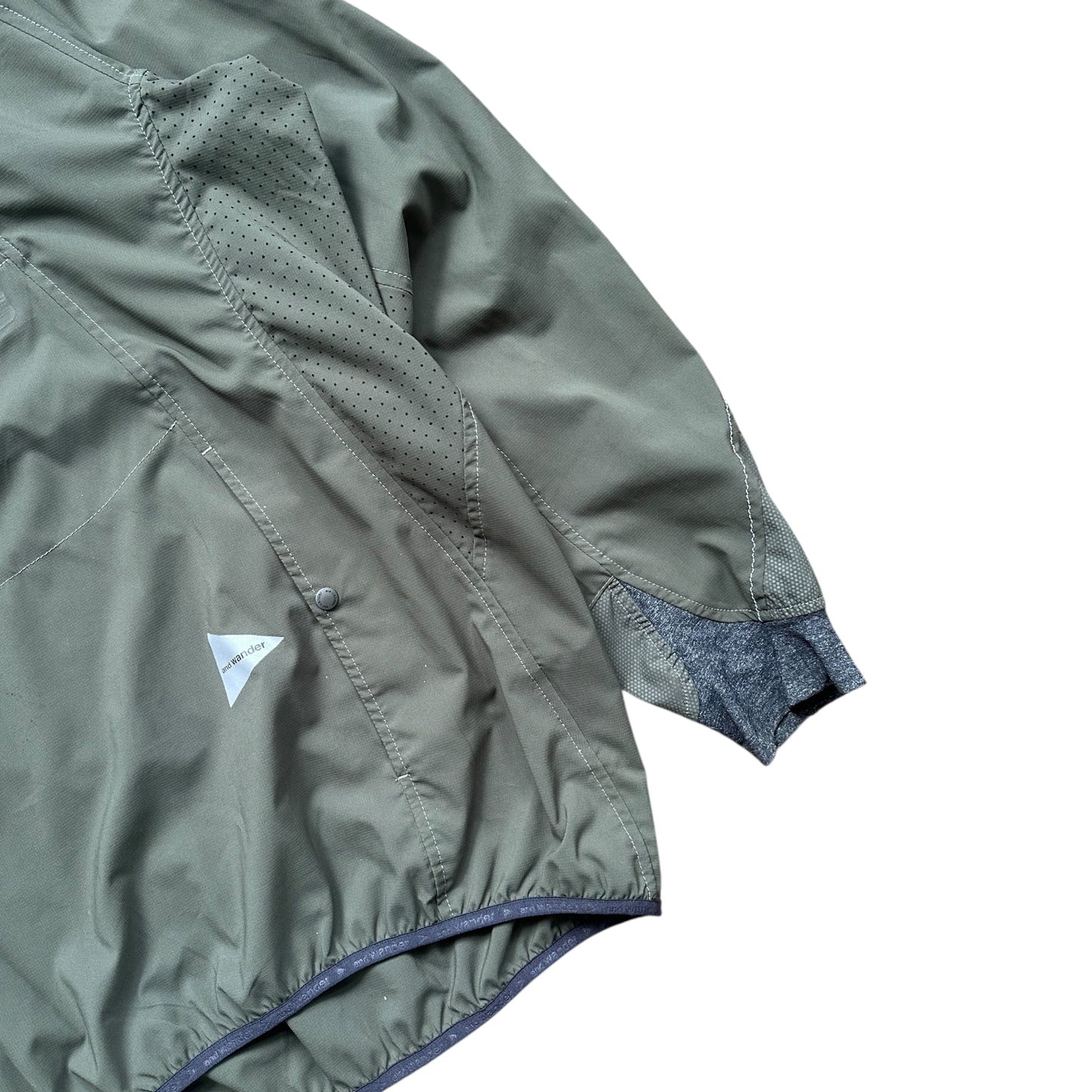 And Wander Pullover Khaki Jacket