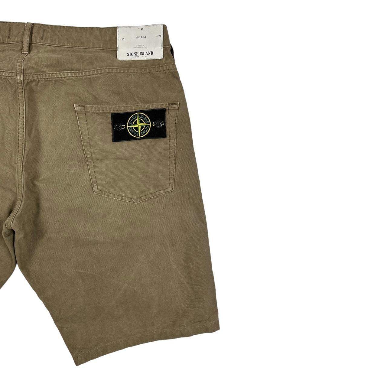A/W 2012 Stone Island Khaki Cotton Shorts