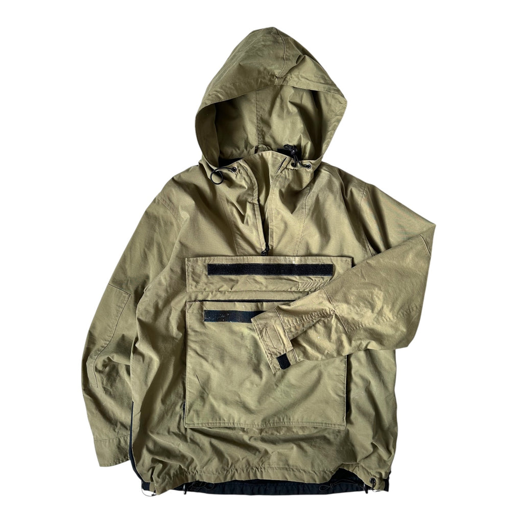 DKNY Beige Hooded Smock Jacket