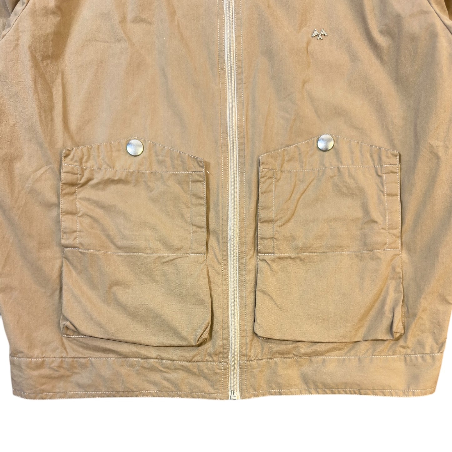 Thomas Burberry Concealed Pocket Cream Jacket