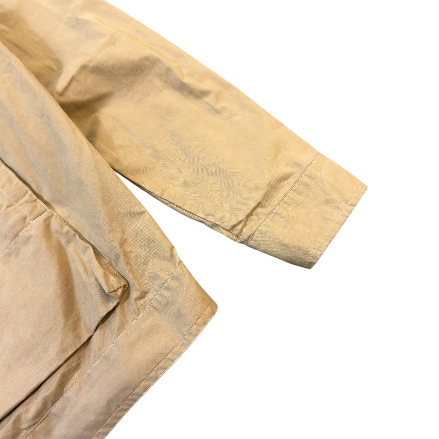 Thomas Burberry Concealed Pocket Cream Jacket