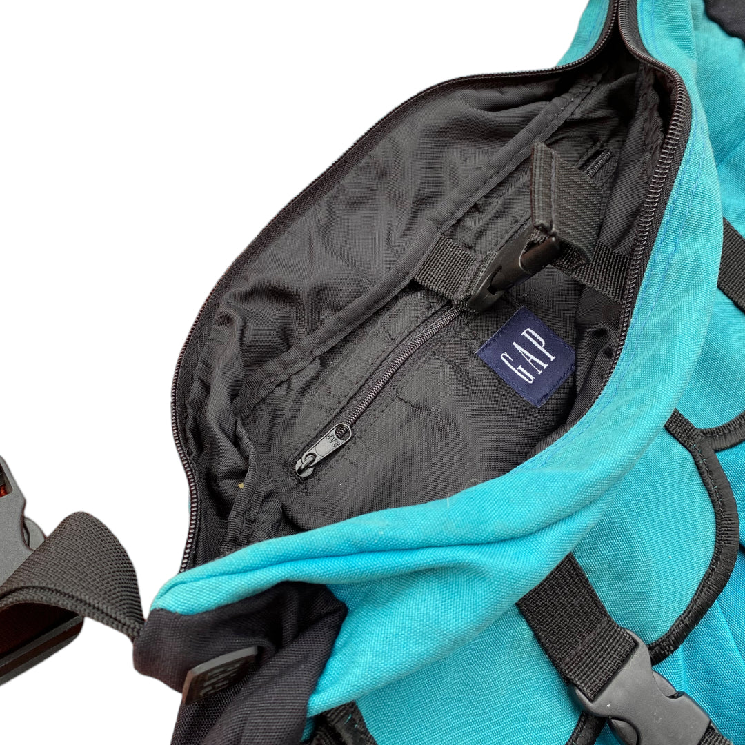 1990s GAP Multi-pocket Blue Side Bag