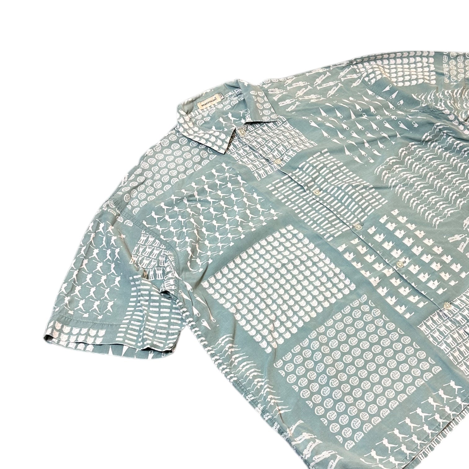 Matinique 80s Pattern Sports Shirt