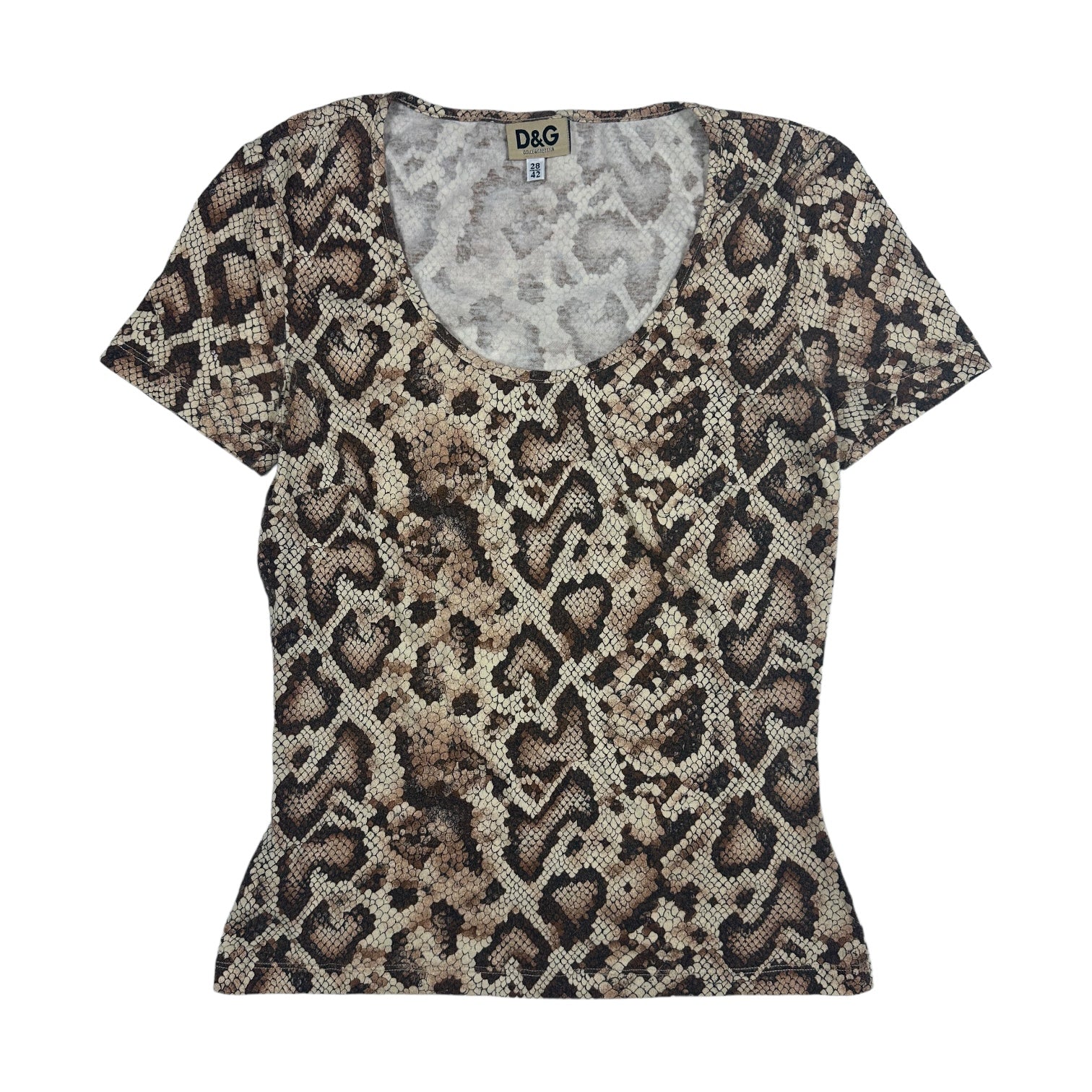 Dolce Gabbana Snakeskin Top