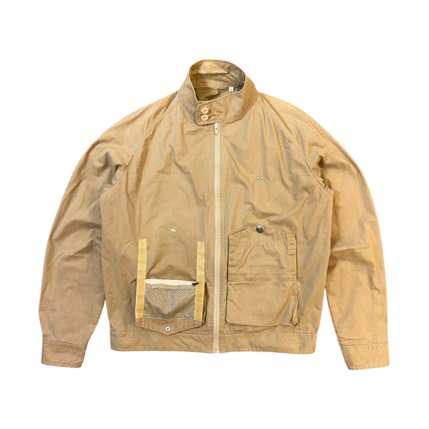 Thomas Burberry Concealed Pocket Cream Jacket