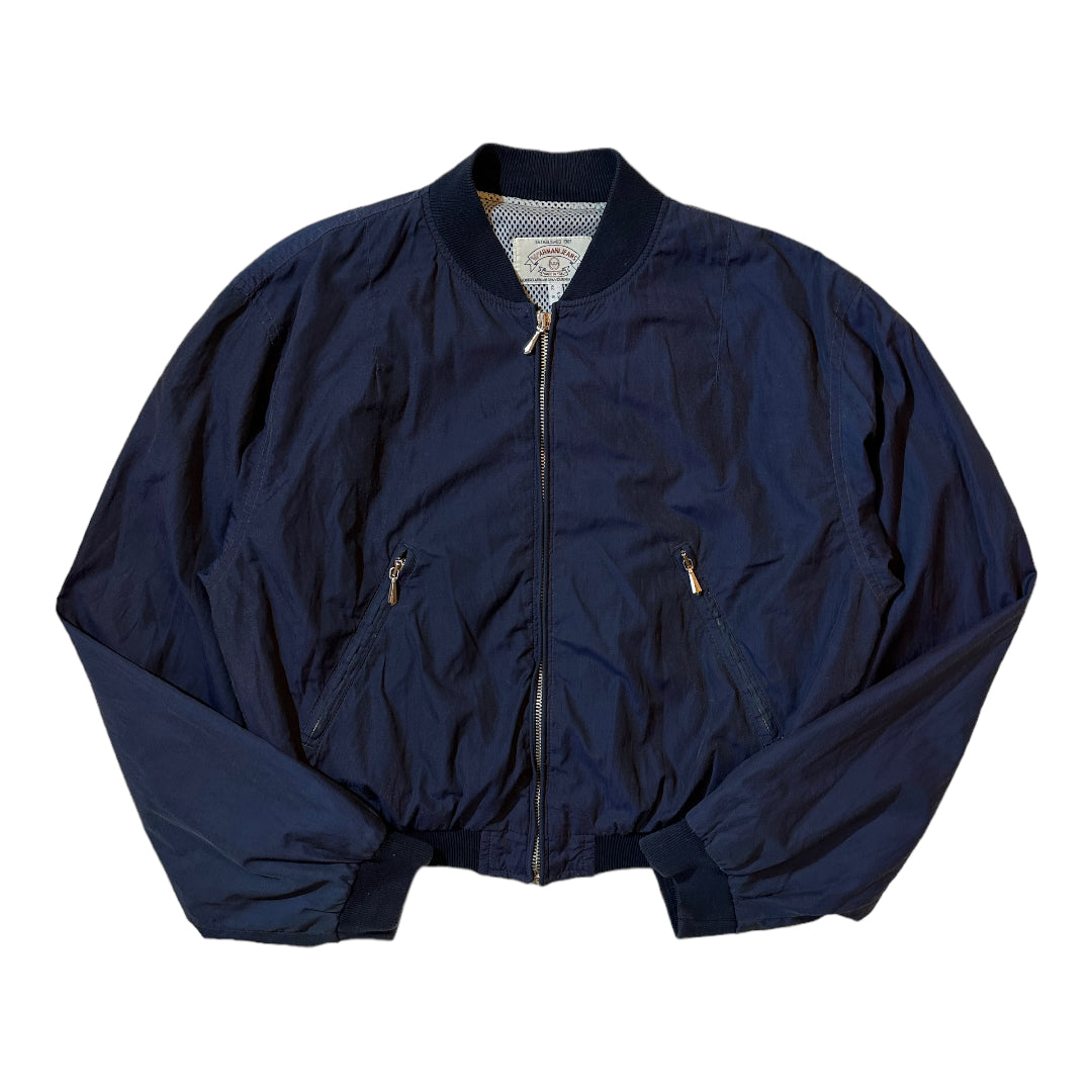 1990s Armani Jeans Nylon Bomber Jacket