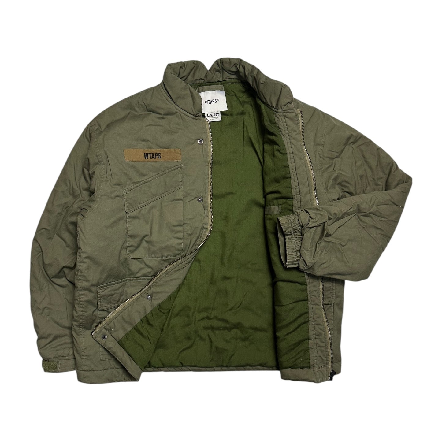 WTAPS Olive Green MC Jacket