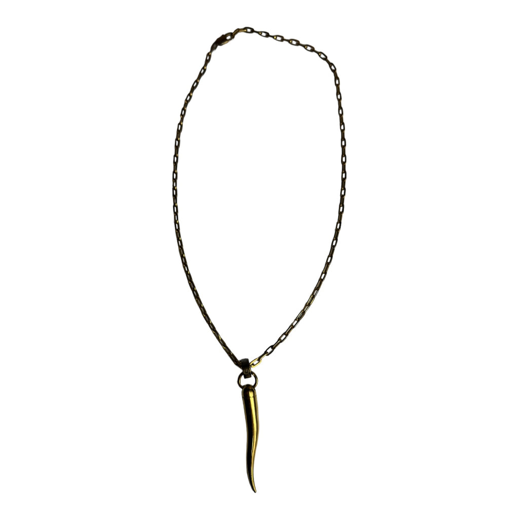 Dolce & Gabbana Gold Chilli Necklace