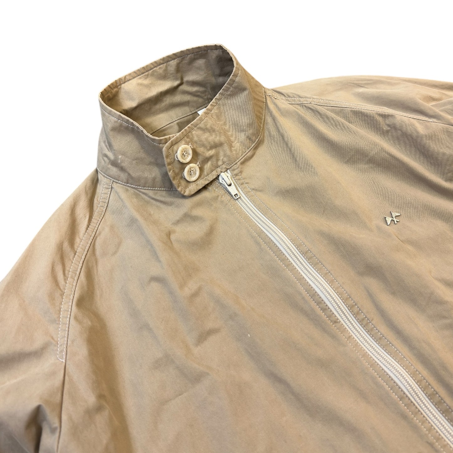 Thomas Burberry Concealed Pocket Cream Jacket