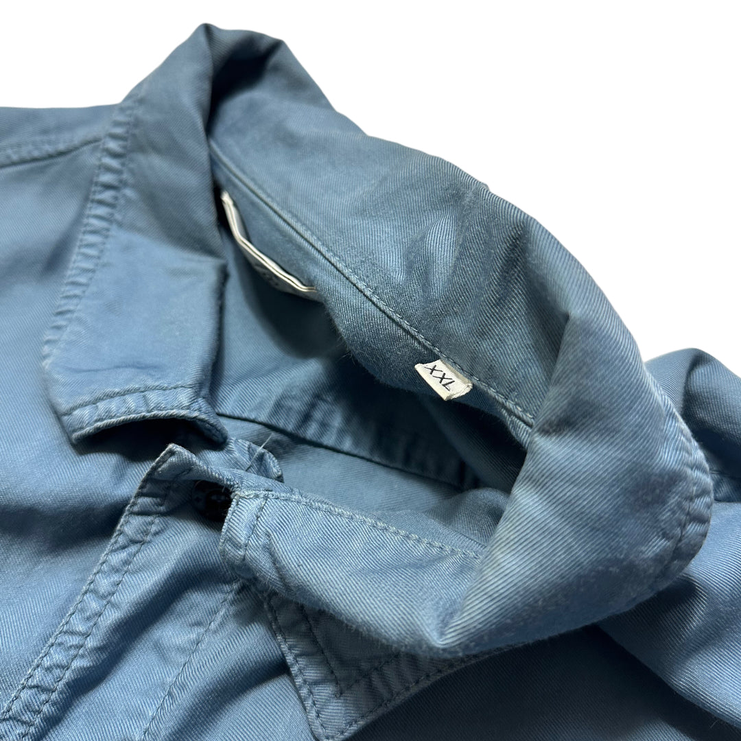 S/S 2014 Stone Island Blue Multi Pocket Shirt Jacket