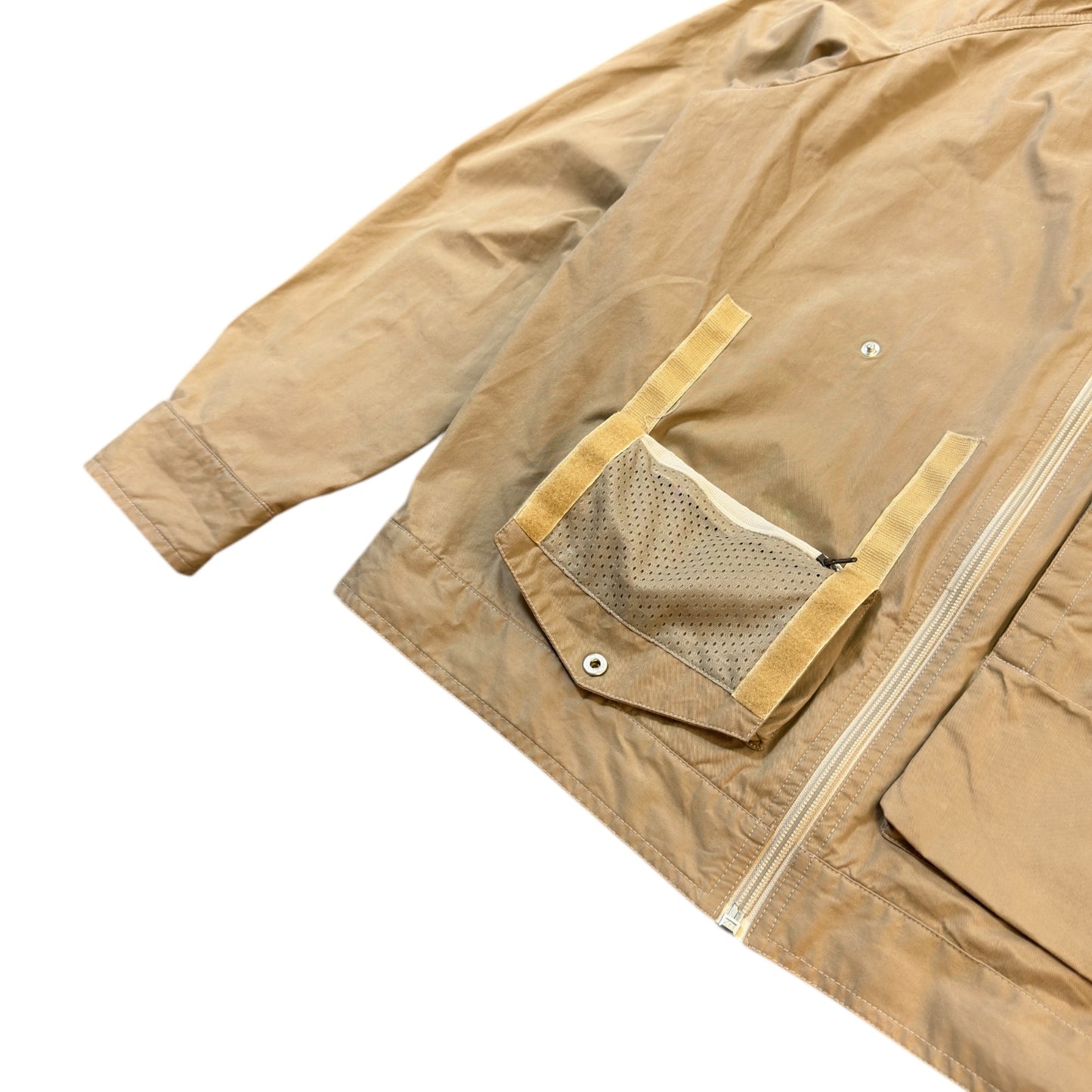 Thomas Burberry Concealed Pocket Cream Jacket