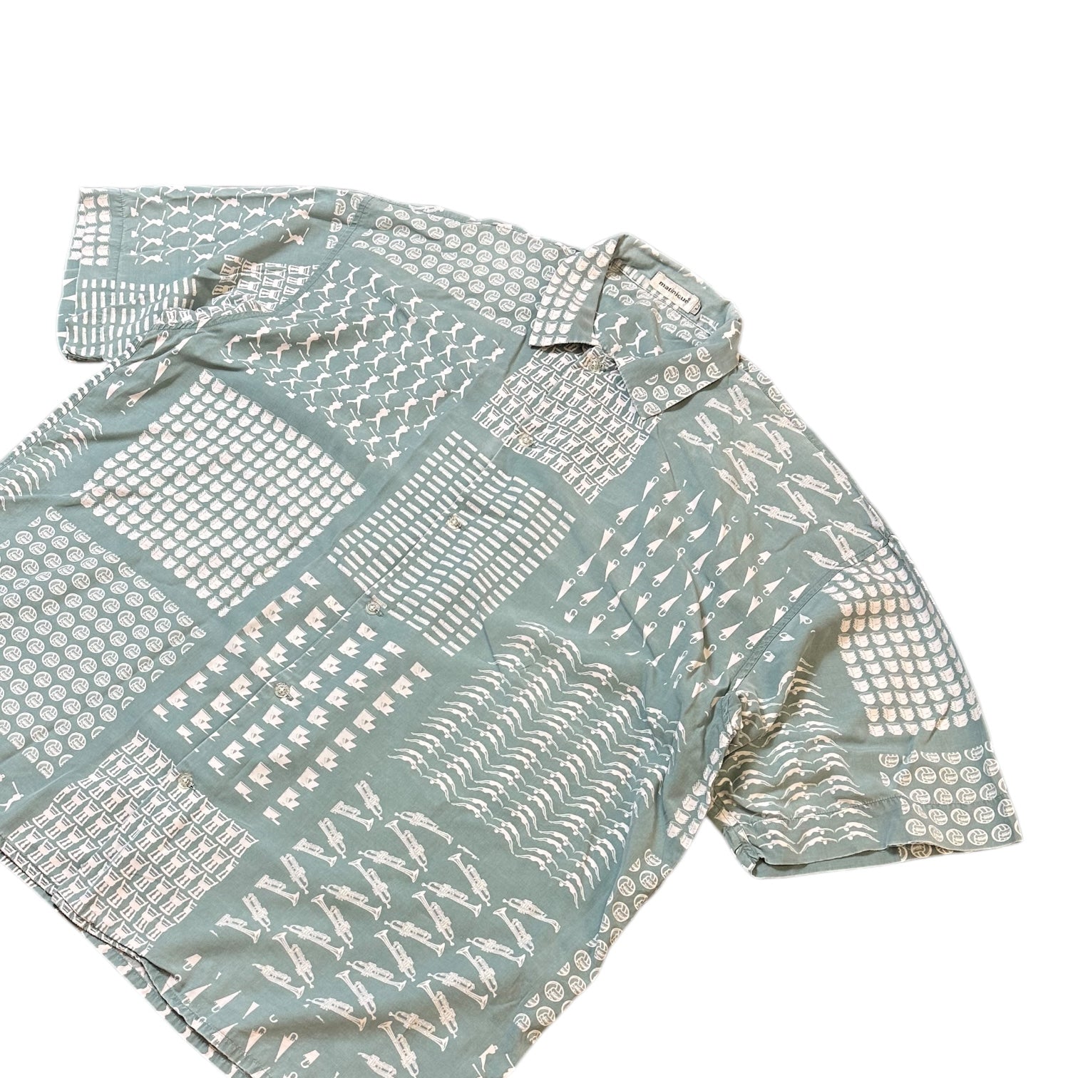 Matinique 80s Pattern Sports Shirt
