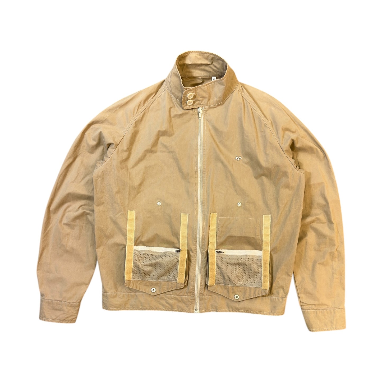 Thomas Burberry Concealed Pocket Cream Jacket