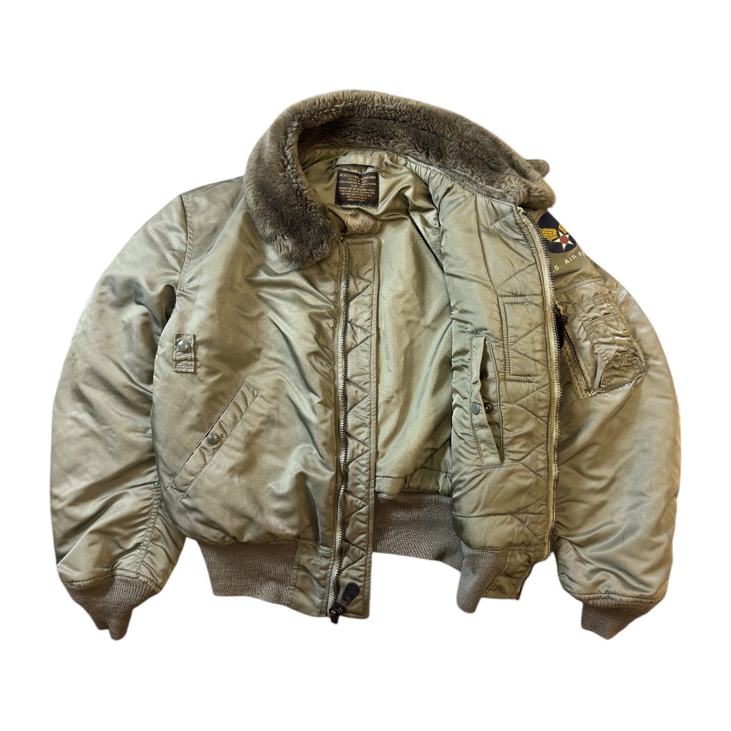 Vintage Alpha Industries B-15D USAF Flight Jacket