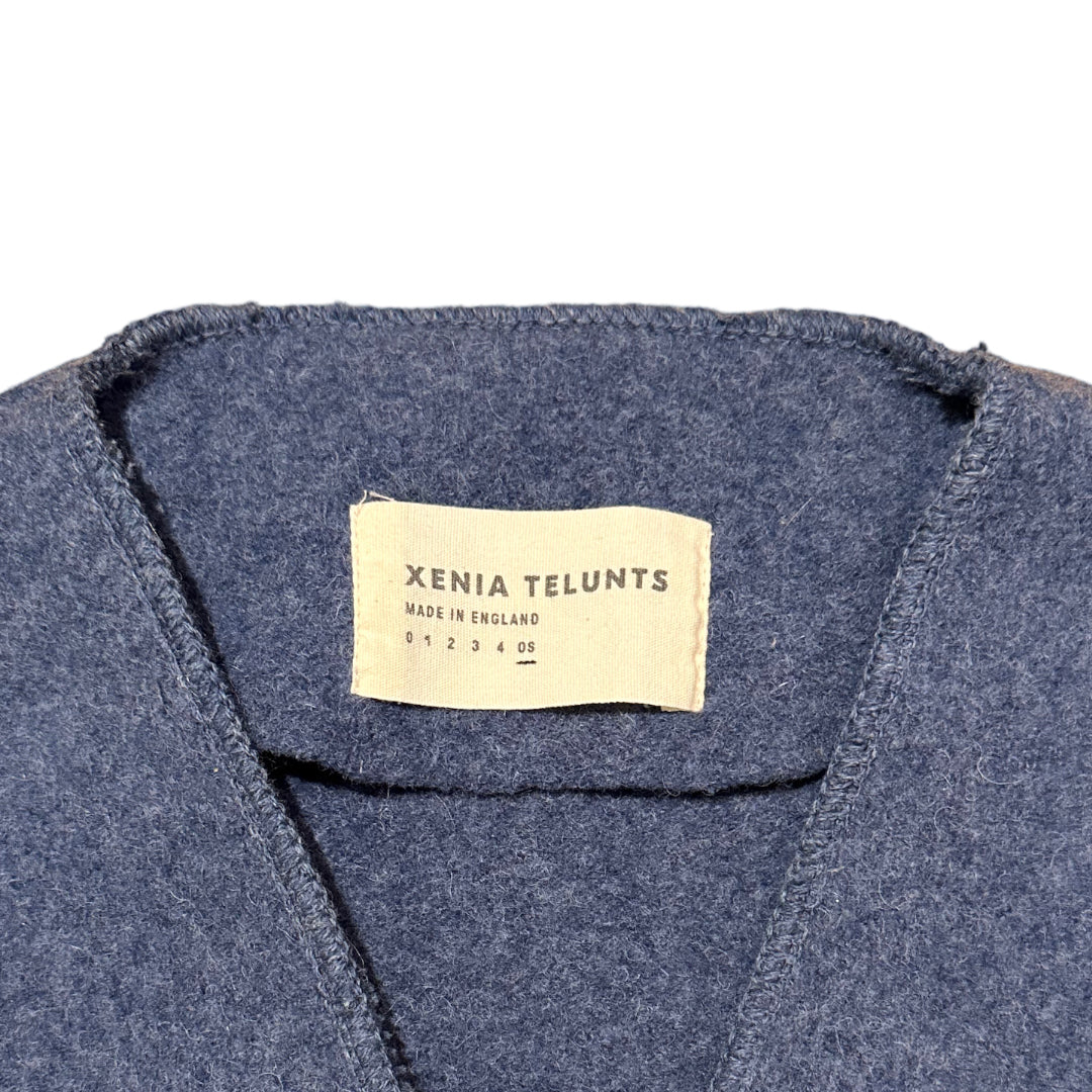 Xenia Telunts Blue Gilet Jacket