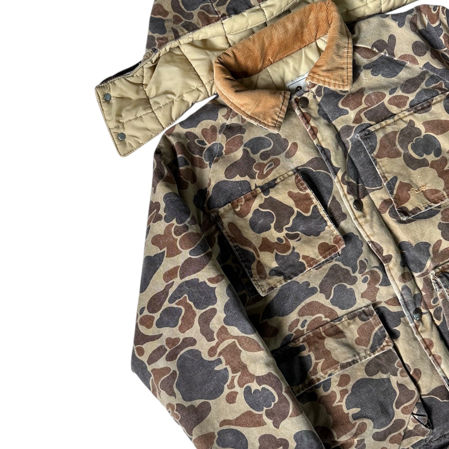 Duxbak Hooded Camouflage Hunting Jacket