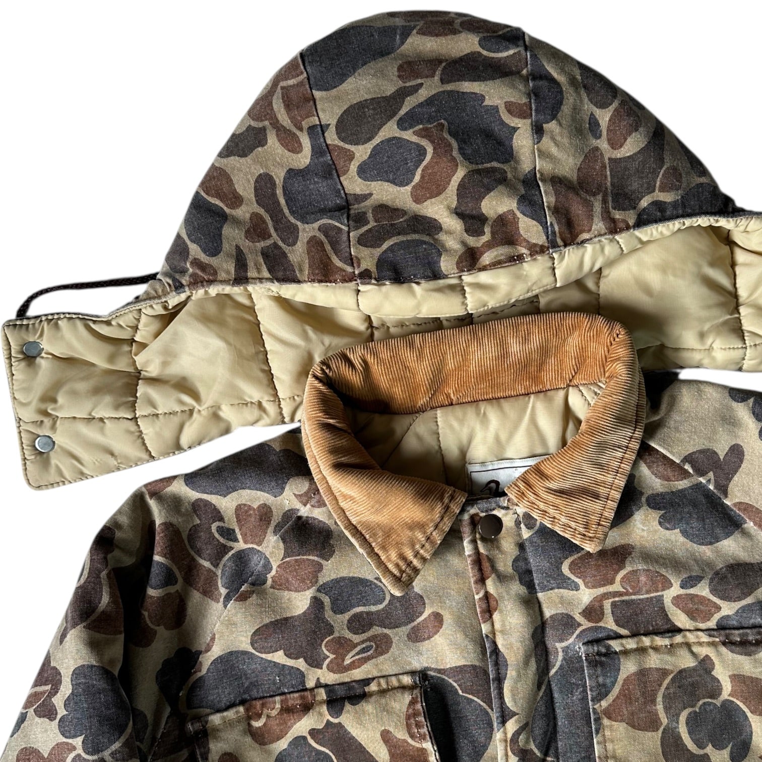 Duxbak Hooded Camouflage Hunting Jacket