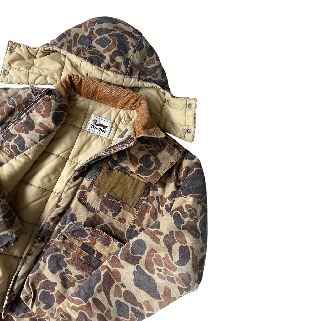 Duxbak Hooded Camouflage Hunting Jacket
