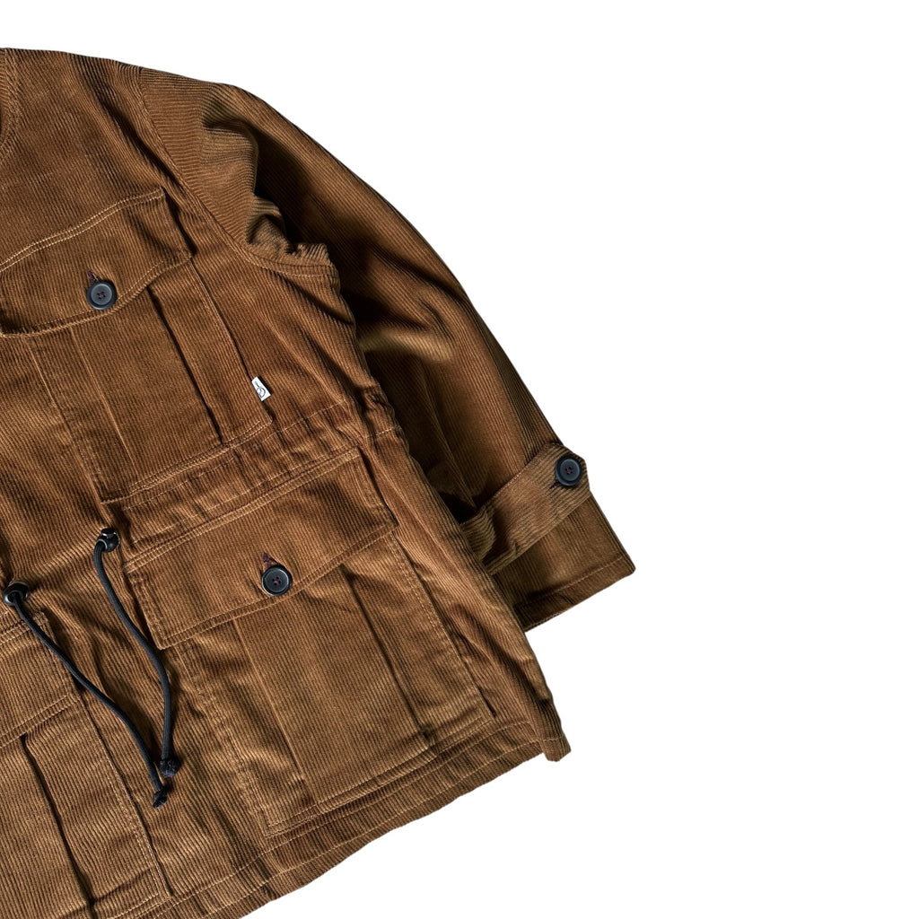 James Darby Brown Corduroy Smock Jacket