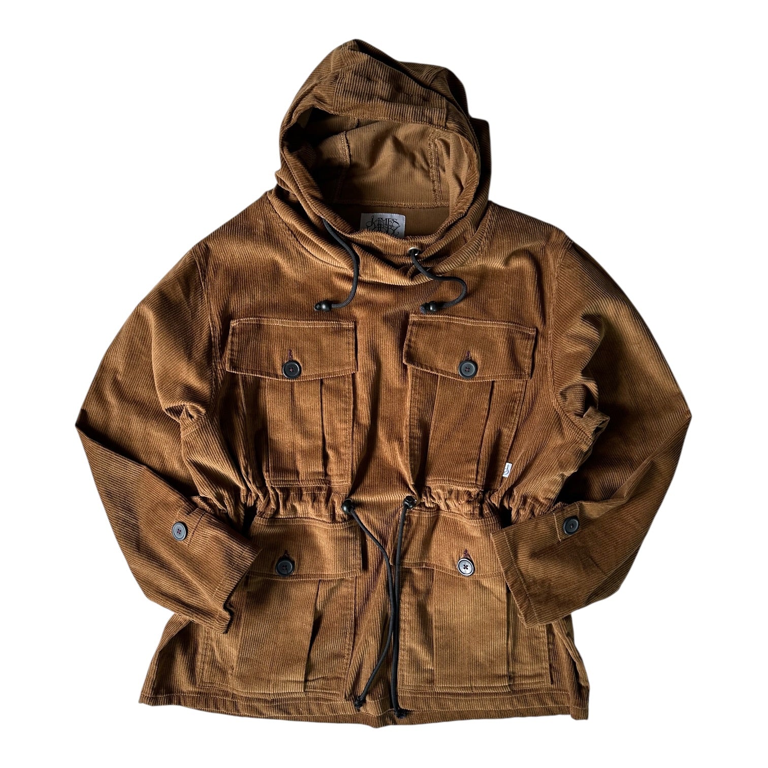 James Darby Brown Corduroy Smock Jacket