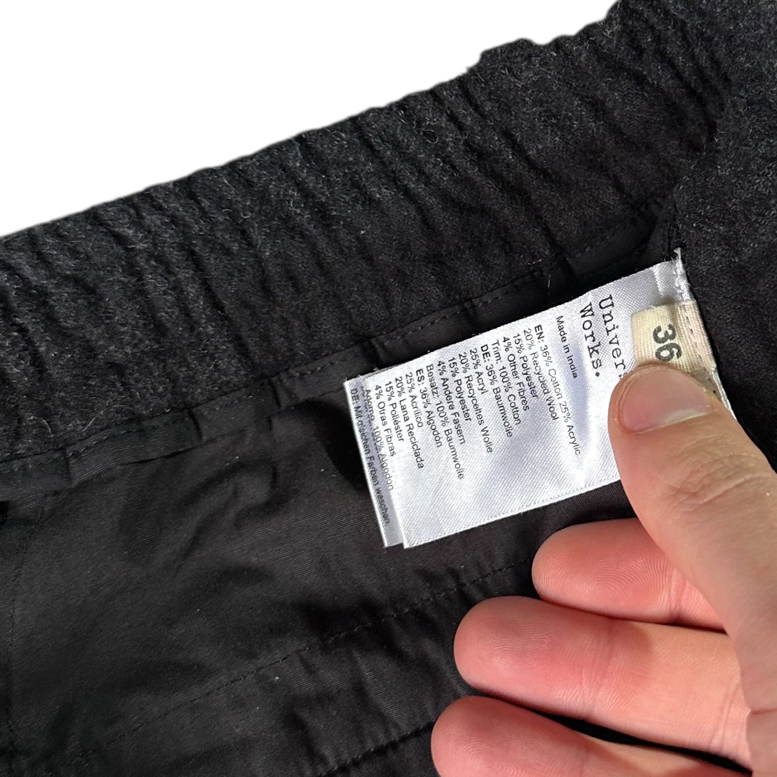 Universal Works Oxford Wool Bottoms