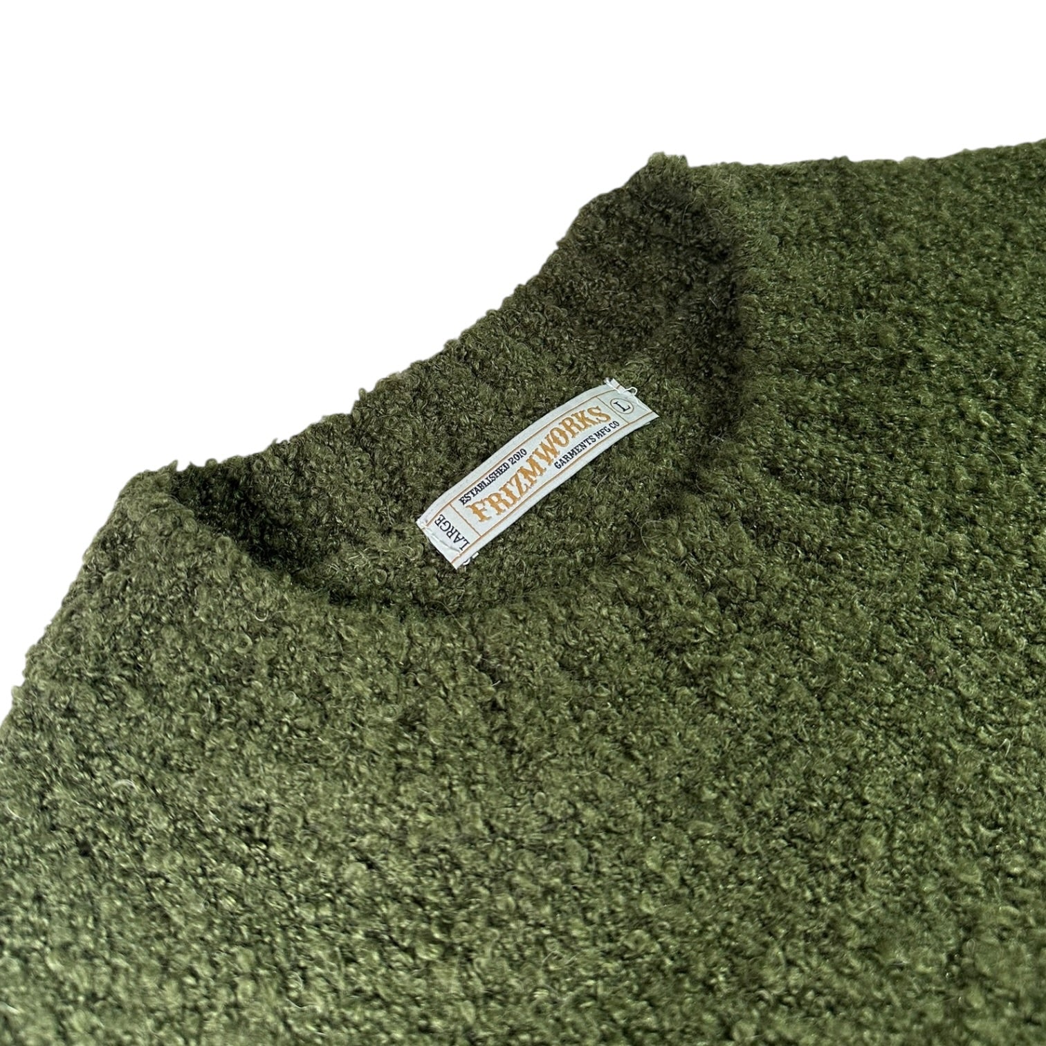 FrizmWorks Boucle Green Sweatshirt