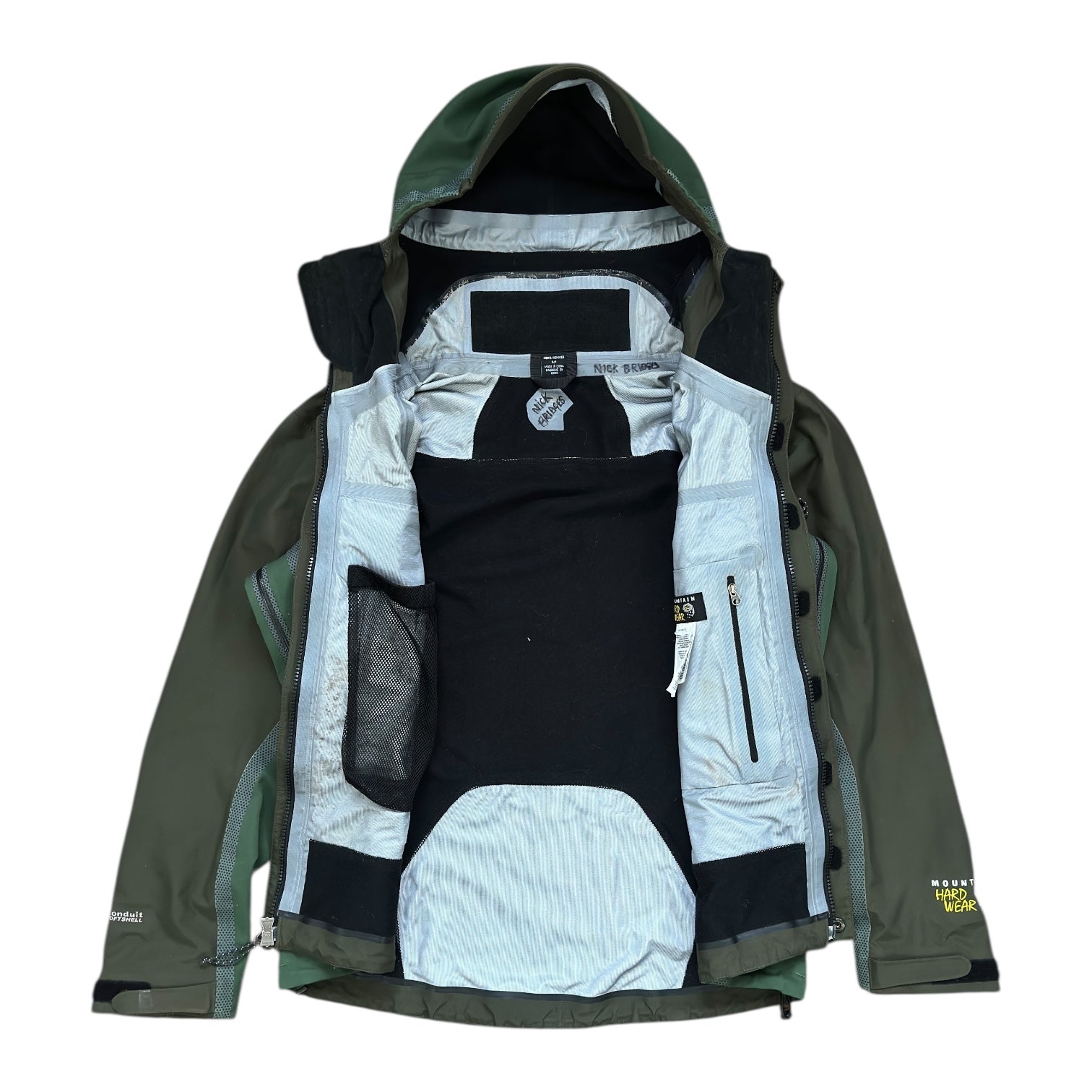 Mountain Hardwear Khaki Green Conduit Softshell Jacket