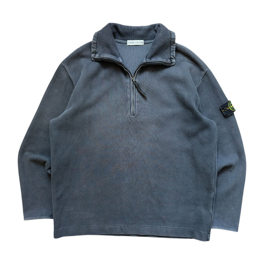 1999 Stone Island Navy 1/4 Zip Sweater