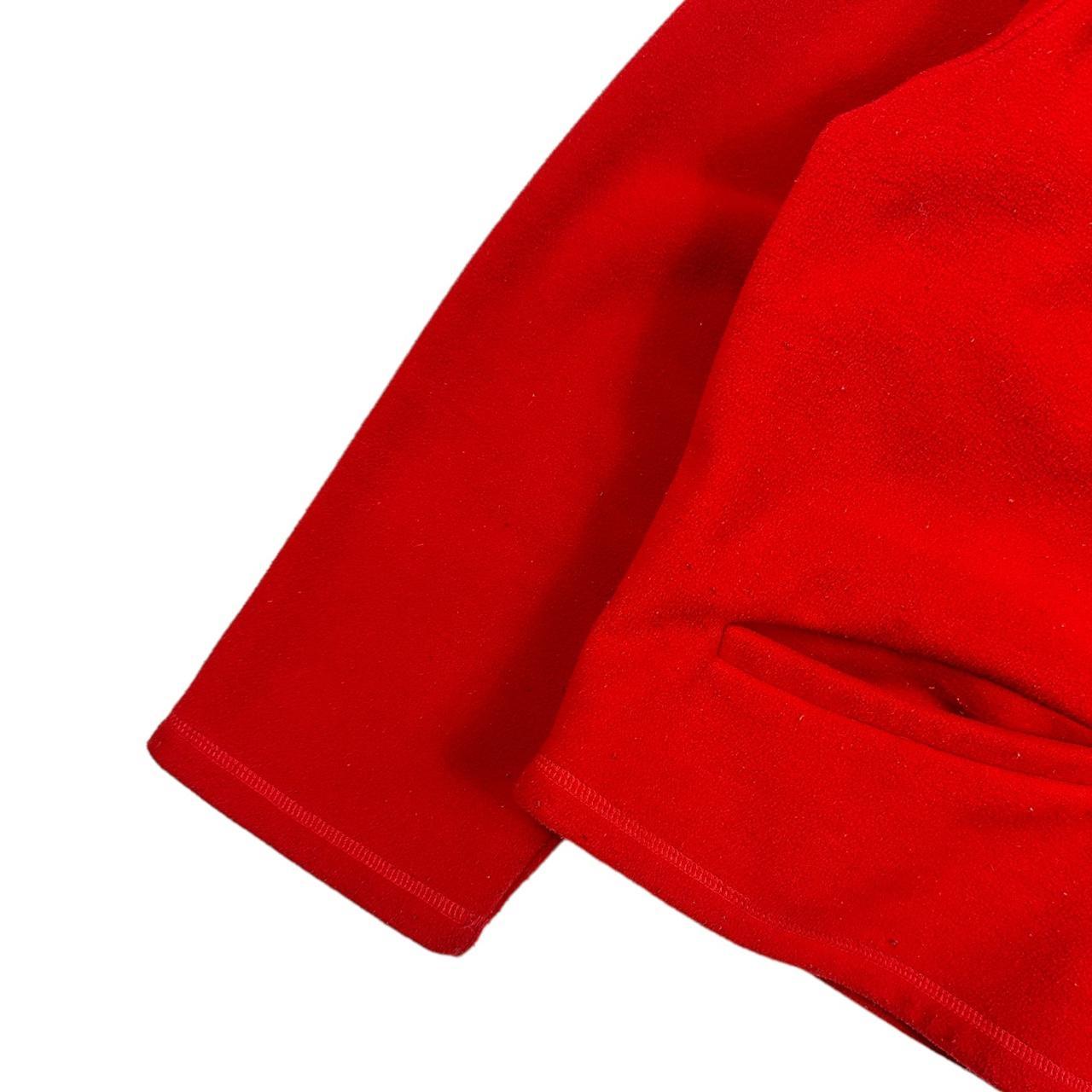 Vintage 1990s Armani Jeans Red Fleece Top