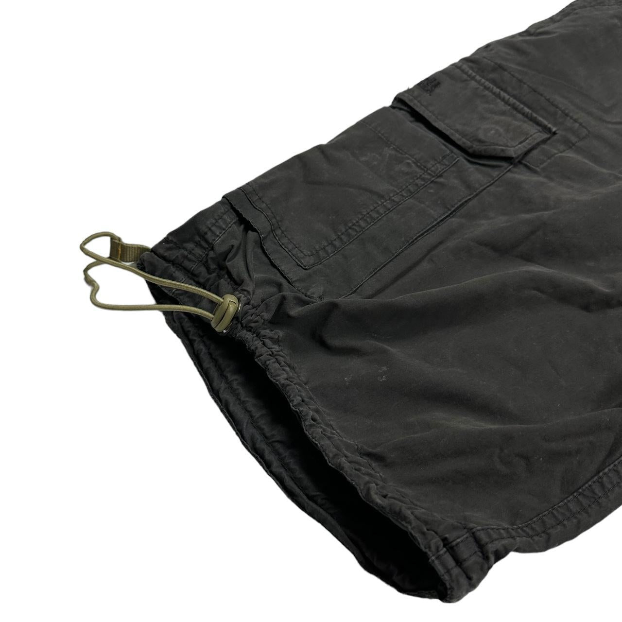 Schott Cargo Pocket Black Shorts